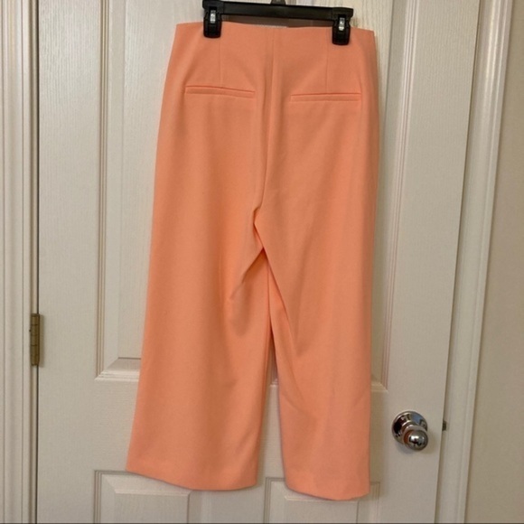alice + olivia wide leg pants in light peach Size 2 - Picture 4 of 6